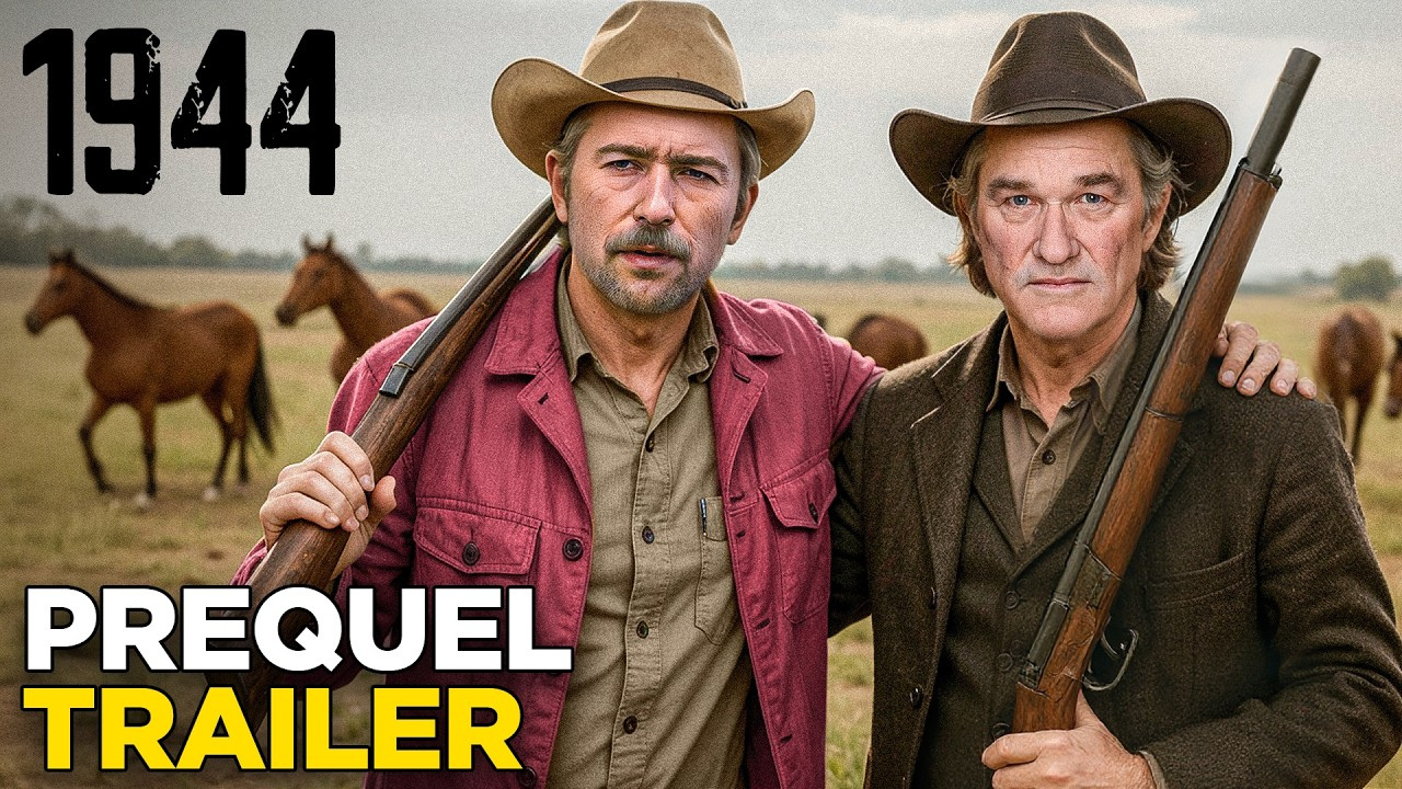 Yellowstone 1944 Trailer: Brandon Sklenar & Kurt Russell 670 words